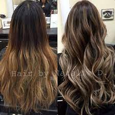 Shareig Before And After On My Awesome Client I Had To Lighten Her Base Color First Then I Went Back And Pai Hair Color Flamboyage Hair Styles Balayage Hair