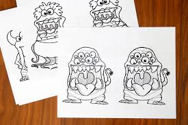 School's out for summer, so keep kids of all ages busy with summer coloring sheets. Printable Big Mouth Monster Coloring Pages It S Always Autumn