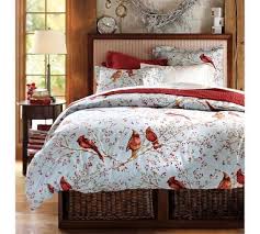 Just Ordered Now I Can T Wait For Christmas Cardinal Bedding From Pottery Barn Christmas Bedroom Christmas Decorations Bedroom Home