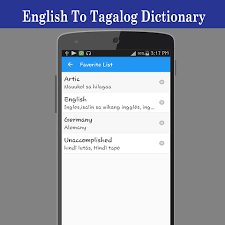 Both english to filipino and filipino to english dictionary. English To Tagalog Dictionary 9 0 Download Android Apk Aptoide