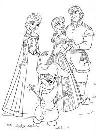 They feel comfortable, interesting, and pleasant to color. Elsa And Anna Coloring Pages Coloring Home