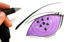 They're going diagonally up and to the right in the image shown, but they can point in any direction you want so long as you keep them parallel. How To Draw Rinnegan From Naruto Youtube