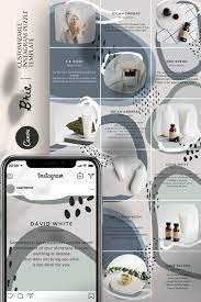 Instagram Puzzle Template For Brands And Bloggers Brie Canva Template For Instagram Instagram Grid Brand And Blog Template In 2021 Instagram Feed Layout Instagram Feed Theme Layout Instagram Grid