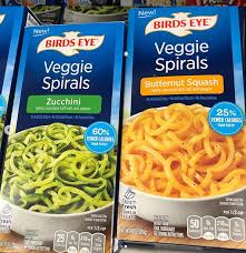 Veggie Spirals From Birds Eye Vegetables Veggie Spiralizer Butternut Squash Birds Eye Vegetables