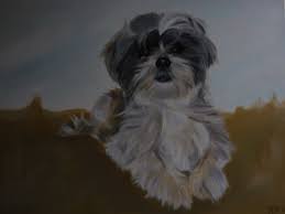 schilderij hond honden schilderij