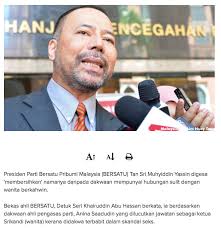 Dato' seri paduka khairuddin berasal dari bukit mertajam, seberang perai, pulau pinang. Khairuddin Abu Hassan Seademon Says