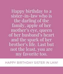 Birthday Wishes To My Sister In Law Husband Today Here We Are Sharing A Latest Collection Of Happy Birthday Sister Wishes Quot Happy Birthday Sister Quotes Birthday Wishes For Sister Sister In Law Quotes