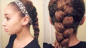 How To French Braid Curly Hair Curled Hair With Braid Braided Hairstyles Latest Braided Hairstyles