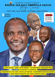 KAZI BILA BREAK 2022-2032. Governor Dr George Mbogo Ochilo Ayacko