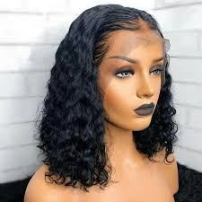 Pre Plucked Curly Beauty Lace Front Wig 12 14 Inches Wig Hairstyles Curly Human Hair Wig Curly Hair Styles Naturally