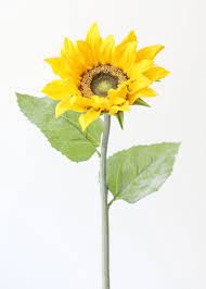 Real Touch Sunflower In Yellow Real Touch Flowers Sunflower Faux Flowers