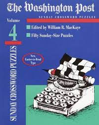 Word search puzzles can be. Washington Post Sunday Crossword Puzzles Volume 4 Mackaye William R 9780812923964 Amazon Com Books