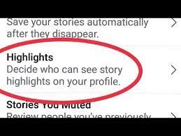 Scroll down to story highlights and tap on add new. Facebook Highlights Story Hide Settings Public Friend Custom Decide Who Can See Story Highlights Youtube