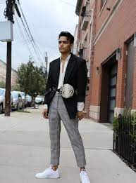 Black Blazer With Silver Pants Outfits For Men In Their 20s 22 Ideas Outfits Lookastic