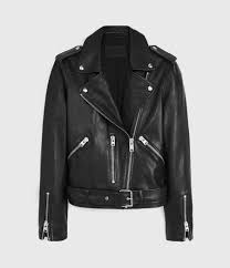 Allsaints Us Womens Balfern Leather Biker Jacket Black In 2021 All Saints Leather Jacket Biker Jacket Leather Jackets Women