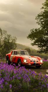 Vintage Look Ferrari 250 Gto Phone Wallpaper Carro Fusca Carros Fusca