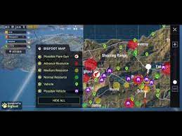 In Game Realtime Resource Map By Bigfoot Pubgmobile