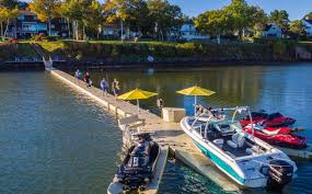 The portland pudgy safety hard dinghy is much more stable than an inflatable boat. Affordable Floating Docks Ez Dock Dealer Located In Va