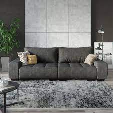 Finde diesen pin und vieles mehr auf designersofas & chaiselounge von milanari.com weitere sofas und polstermöbel wie sessel und stühle finden sie hier im onl… Vitalispa Schlafsofa Sofa Perry Schlaffunktion Anthrazit Couch Schumstoff Grau Online Kaufen Otto