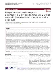 As per 31 december 2016, there is 135 public hospitals and 9 special medical institutions in malaysia accommodate 41,995 beds. Pdf Design Synthesis And Therapeutic Potential Of 3 2 1h Benzo D Imidazol 2 Ylthio Acetamido N Substituted Phenyl Benzamide Analogues