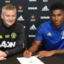 Marcus Rashford signs four-year contract at Manchester United ...