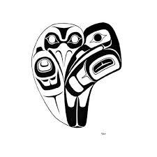 Black And White Raven Art Vintage 1980 Black And White Ravens Limited Edition Print Famous Haida Artist Don Yeomans Pacific Northwest Art Haida Art Native Art
