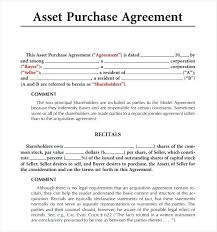 Simple Purchase Agreement Template Allowed Easy Sample With Medium ...