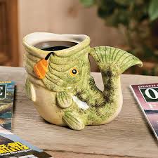 Fish Mug Orientaltrading Com On Sale Mugs Coffee Decor Kitchen Novelty Mugs