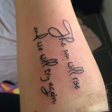 The Sun Will Rise And We Will Try Again Tattoo The Sun Will Rise And We Will Try Again From A Song Called Truce By Twenty One Pilots Pilottattoo Pilot Tattoo Tattoos Twenty One Pilots Tattoo
