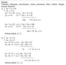 Soal juga dapat diunduh melalui tautan berikut: Terbaik 12 Contoh Soal Persamaan Linear Dua Variabel Kelas 10 Paling Dicari