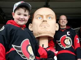 Why a huge Daniel Alfredsson bobblehead figure is for sale in Ottawa