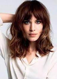 Carre Mi Long Plongeant Avec Frange Cheveux2017 Cheveux Mi Long Coupe De Cheveux Coiffure Carre Plongeant