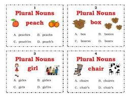Plural Nouns Task Cards Noun Task Cards Nouns Plurals
