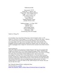 Download & view datuk lee chong wei (biodata) as pdf for free. Maklumat Peribadi Lee Chong Wei