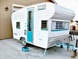 How to paint the exterior of an rv. How To Paint A Vintage Trailer For Under 60 Little Vintage Cottage