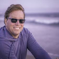 Christmas Market Blue Hour Portable Battery Charger by Dee Potter