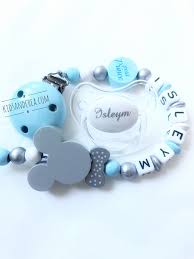 Attache Tetine Bois Et Silicone Et Accroche Tetine Personnalisee Pour Bebe Attache Tetine Tetine Accroche Tetine