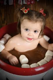 This baby in a cup of "hot cocoa" is the sweetest thing you'll see this  Christmas! 🥰🎄 https://gma.abc/3nI4ISK (📸: Ashley Mae Photography LLC)
