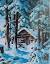 Cozy Cabin In Snowy Woods