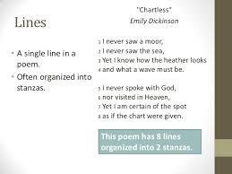 Here you may to know how to count stanzas in a poem. First And Last Stanza By David