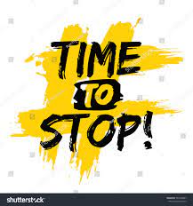 Time Stop Brush Lettering Vector Illustration Stock Vector (Royalty Free)  561600487 | Shutterstock