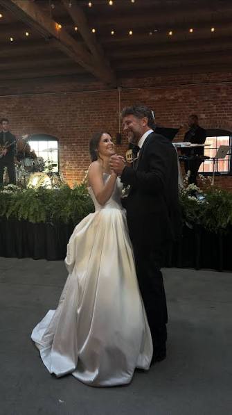 And on my wedding day?? Still in shock. #wedding #weddingday #fatherdaughterdance #fob