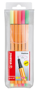 Caneta Hidrográfica Ponta Fina Preta Fine Pen Faber Castell Pin Em Material Escolar