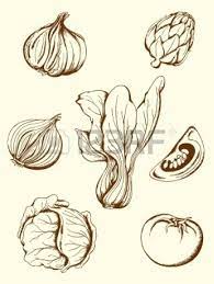 Set Of Hand Drawn Vector Vintage Vegetables Icons How To Draw Hands Vegetable Illustration Hand Drawn Vector