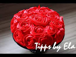 To make a rose cake decorating. Rose Cake Tutorial Whipped Cream How To Make A Rose Swirl Cake No Fondant Youtube