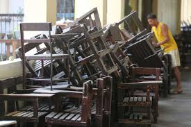 Neutral Desks Law The Cost Of Replacing School Armchairs Onenews Ph