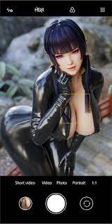 1girls 3d akiryo akiyamaryo asian asian female black hair catsuit  cleavage dead or alive dead or alive 5 dead or alive 5 last round female  female only latex latex