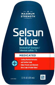 Do not leave it in your hair for an extended period of time. Selsun Blue