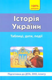 Таблиця дат з історії україни згідно з програмою зно 2020 Kupiti Istoriya Ukrayini Tablici Dati Podiyi Na Onlajn Kriyivka
