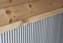 How to trim corrugated metal siding barn tin wainscoting. How To Easily Install Metal Panels For Walls Ceilings Porches And More